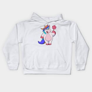 Unicorn with Lollipop Kids Hoodie